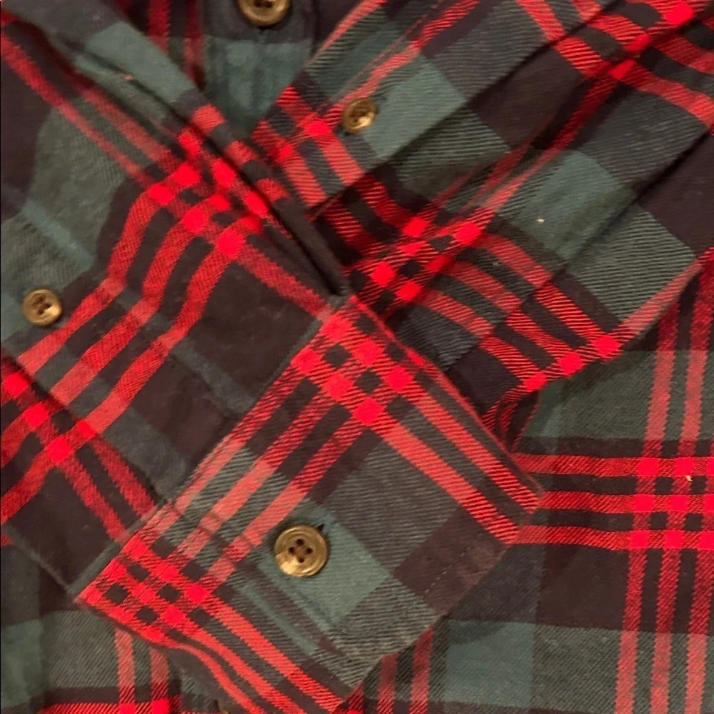 Vineyard Vines Men's Plaid Shirt - Blue, Green and Red